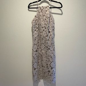 Sam Edelman eyelet halter dress